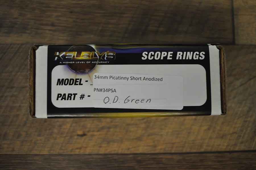 34mm Picatinny Short O.D. Green Cerakote